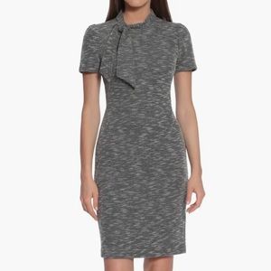 Black/White Tie Neck Dress- NWT SZ8